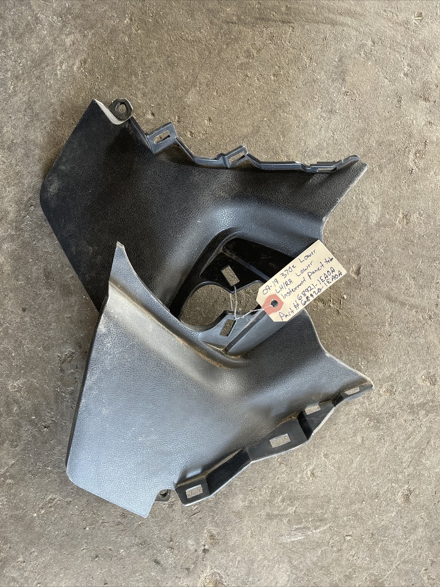 09-19 Nissan 370z Lower Left & Right Lower Instrument Panel Trim