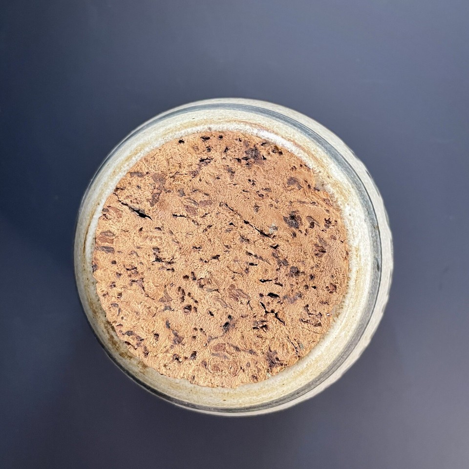 Vtg Minnesota Wild Rice Round Cork Lid Crock Canister Stoneware Storage ...