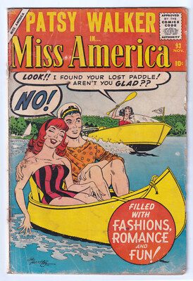 PATSY WALKER MISS AMERICA 93 (1958 Marvel) Headlights GGA; No CGCs; Only eBay