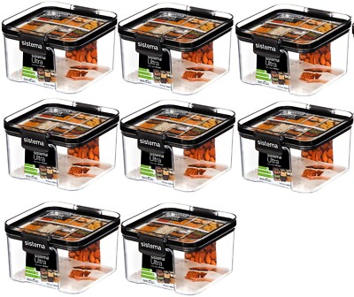 Sistema Ultra Tritan Containers Food Store 460ml 700ml 920ml 1.3Lt Bulk Quantity