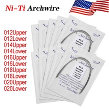 10 packs Arcos de Dental Ortodoncia Redondos Niti Arco de Alambre Su Arch Wire