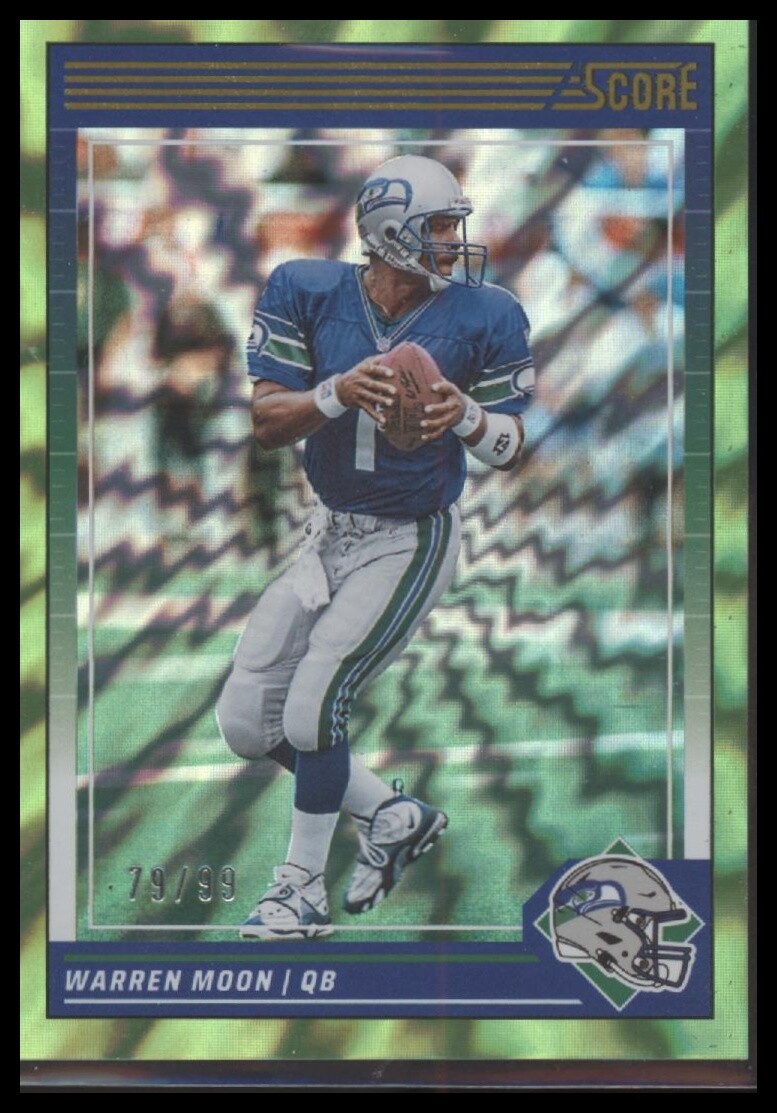 2024 Panini Score #295 Warren Moon Electric Green /99