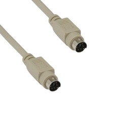 10PCS 6' MDIN 6 6Pin Male to Male Cable Shielded PS/2 Keyboard Mouse to PC