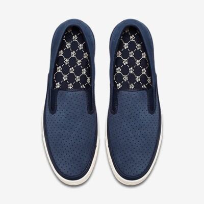 Converse CONS Deckstar X Tommy Guerrero Blue Perforated Suede Loafer Men Size 8 Converse Skate Shoes Tommy Guerrero CONS Deckstar Slip On  main image 4