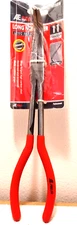 11" LONG BENT NOSE PLIER HARDENED AND TEMPERED, BENDING, HARD TO REACH, FISHING