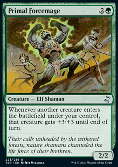 Magic the Gathering MTG Primal Forcemage (225) Time Spiral Remastered   NM