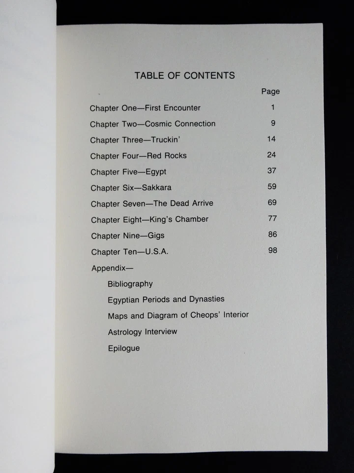 Grateful Dead Book Truckin' With The GD To Egypt 1978 78 Robert Nichols 1984 1st - Image 4 of 4
