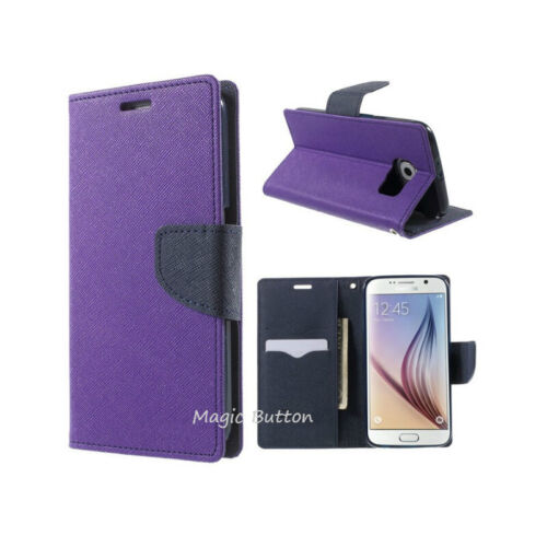For Galaxy S9 S9 Plus Leather Case Flip Wallet Card Soft Gel Shockproof Cover - Picture 11 of 15