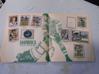 T89. PART SET(140 of 172) OF 1984 SCANLENS RUGBY LEAGUE STICKERS
