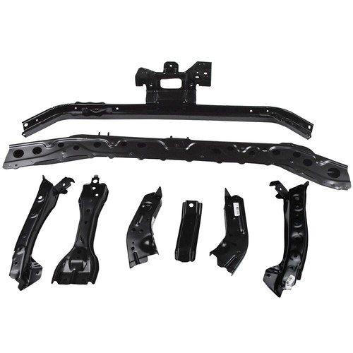 For 2013-2019 Nissan Sentra Front Support Radiator Brackets Kit Set Steel 8pcs - Picture 3 of 13