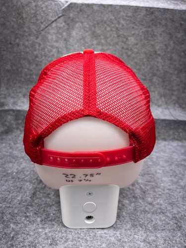 Cappello Berretto Mountain Rainbow #Marrone Snap Back Adulto Rosso Poli Nylon Camionista - Foto 6 di 12