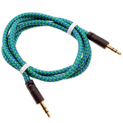 AUX CABLE 3.5MM ADAPTER CAR STEREO AUX-IN AUDIO CORD SPEAKER for CELL PHONES