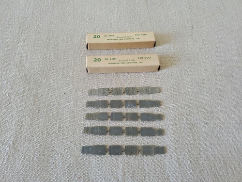 Monarch 50AMP Renewal Link Fuse Link 50A 250VOLT PACK OF 40 - Picture 6 of 6