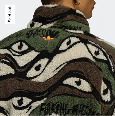 FuckingAwesome FA X Adidas Sherpa Jacket- Size Medium - Last FuckingAwesome FA X Adidas Sherpa Jacket- Size Medium - Last