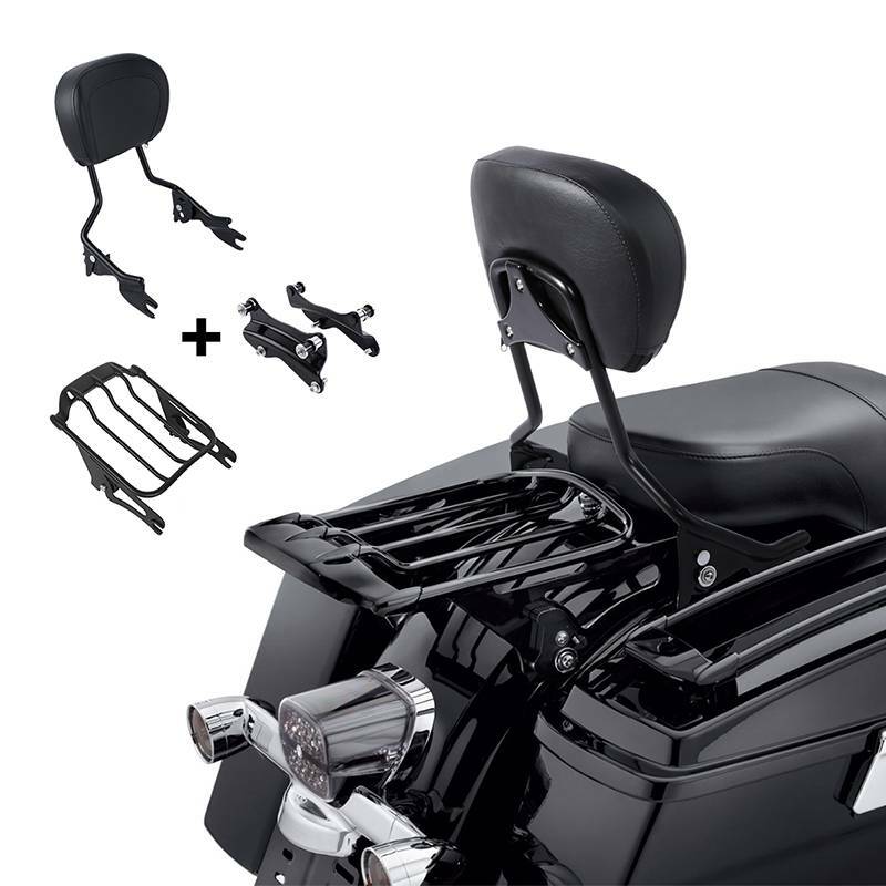 harley davidson backrest with luggage rack