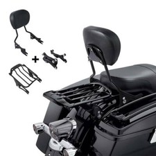Sissy Bar Backrest Luggage Rack Docking Kit F...
