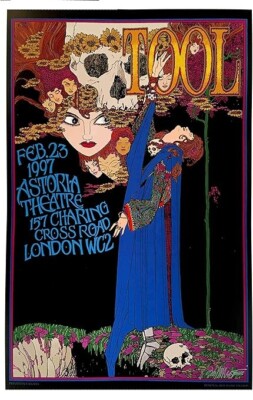 TOOL Poster Astoria Theater London 1997 New Artist Edition by Bob