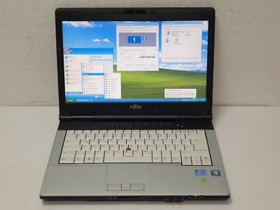 FUJITSU LIFEBOOK 14'' Windows XP Gaming Laptop Notebook i7 HD 500GB 4GB DVD USB3