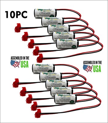 10pc Lithonia Emergency Lighting Battery for Model ELB1P201N, ELB1P201N2