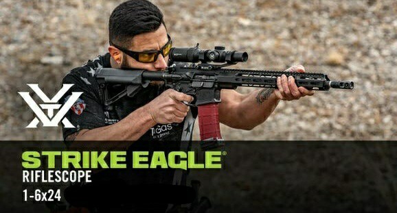 Vortex Strike Eagle 1-6x24mm Rifle Scope - SE-1624-2 for sale