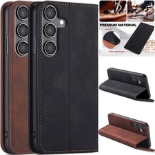 For Samsung Galaxy S24 FE 5G Leather Wallet Flip Card Pocket Case Magnetic Cover