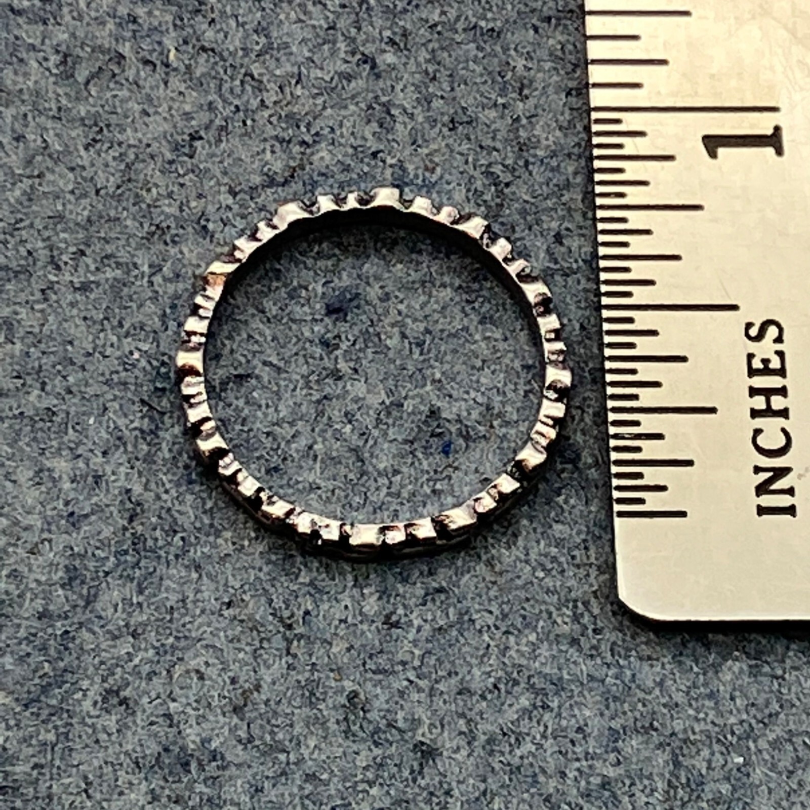 Tiny Elephant Silver Ring Size 9 Good Luck Unisex… - image 5