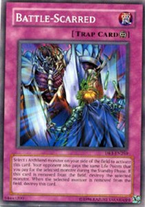 Battle-Scarred - DR1-EN259 - Common - Unlimited Edition x3 - Near Mint