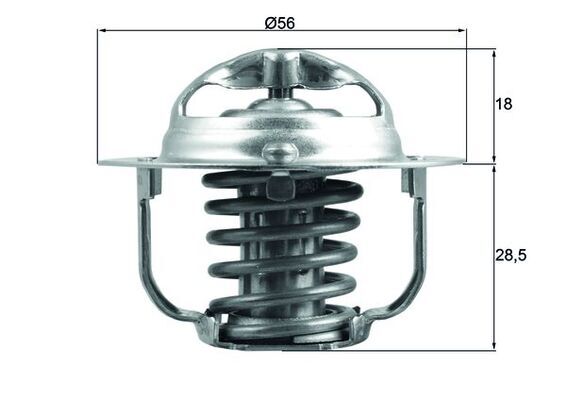 Mahle Original TX20891D Thermostat FüR Subaru-image