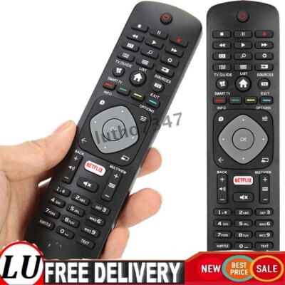 ERSATZ FERNBEDIENUNG PASSEND FÜR ALLE PHILIPS LED LCD Smart TV FERNSEHER NEU
