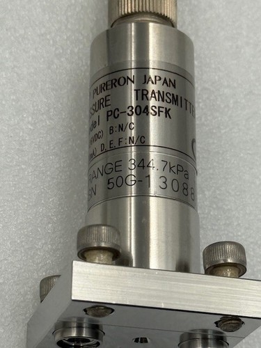 Pureron PC-304SFK Pressure Transmitter with PSM-04D Digital Pressure Meter Used - Picture 6 of 19