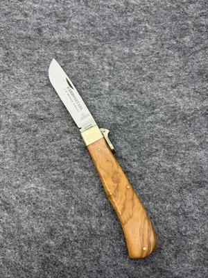 Taschenmesser Klappmesser Hubertus Carbonstahl Messer Solingen Holz - Bild 1 von 4