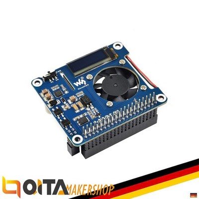 WaveShare Power over Ethernet HAT(B)  für Raspberry Pi 3B+/4B,802.3af PoE-Netz