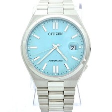 Citizen NJ0151-88M Mechanical Watch Blue Dial Silver St.Steel Used