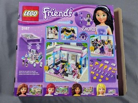 LEGO Friends Butterfly Beauty Shop 3187 221pc 6-12 Box Complete Set Retired