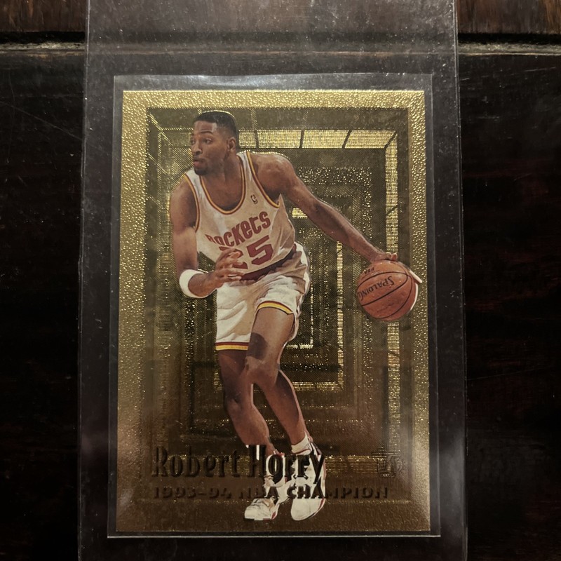 1994-95 Topps Embossed Gold Idol #36 Robert Horry Houston Rockets