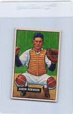 1951 Bowman #142 Aaron Robinson Tigers NM *DA-E2023
