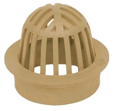 10 pack - Dura 032-A Tan 3'' Atrium Drainage Grate. Universal, NDS, Rain Bird.