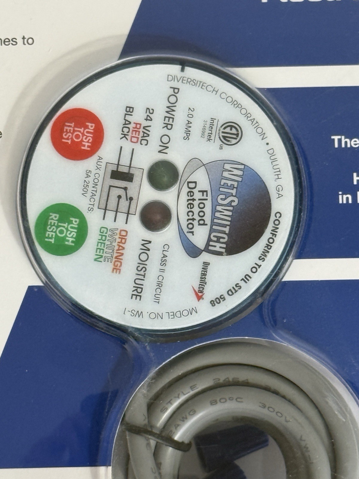 Diversitech Wet Switch Flood Detector WS-1