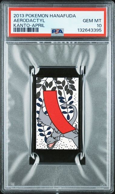 PSA 10 Aerodactyl Hanafuda Kanto Japanese Pokemon 2013 April