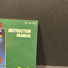 Ring King NES Authentic Nintendo Instruction Manual Booklet Only