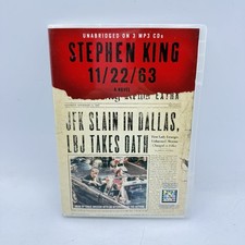 STEPHEN KING: 11/22/63 A Novel (3 MP3 CDs 2011) Unabridged Audio Book