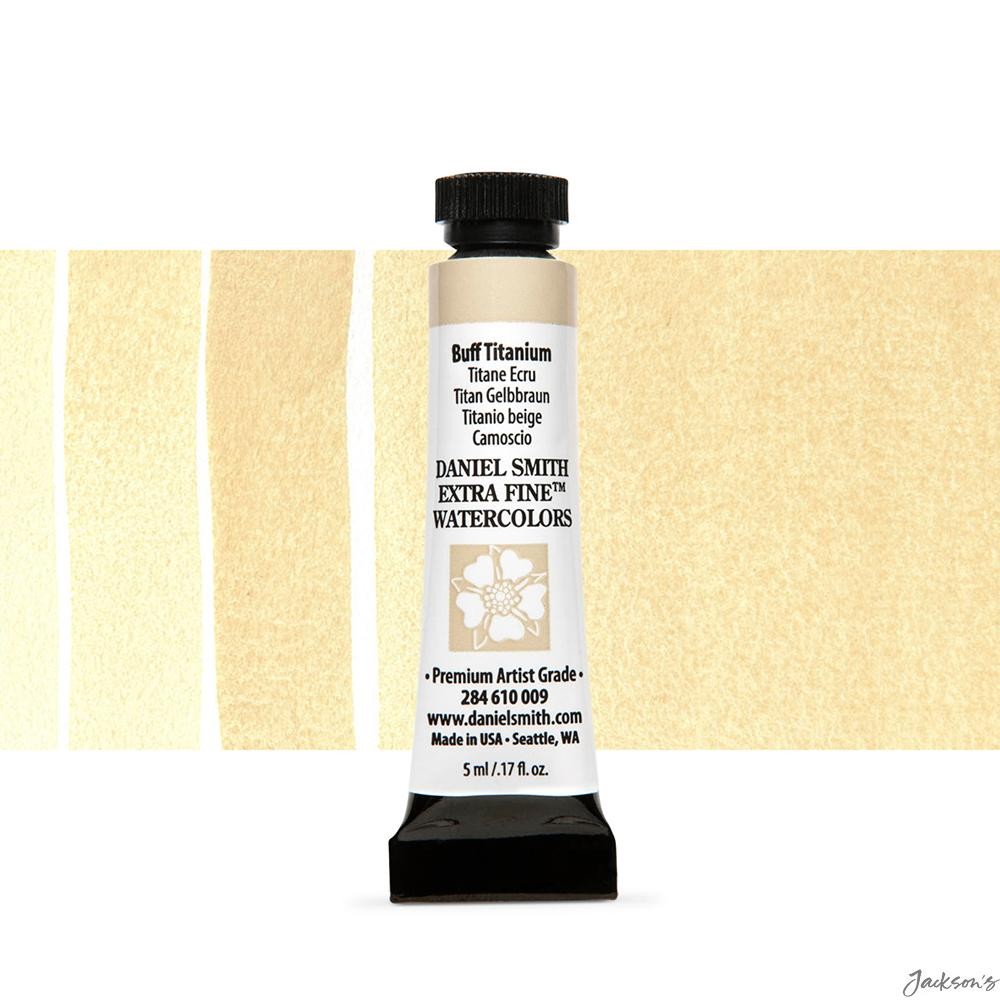 Daniel Smith Watercolour Paint Tube 5ml Buff Titanium PW6:1 Artist Painting