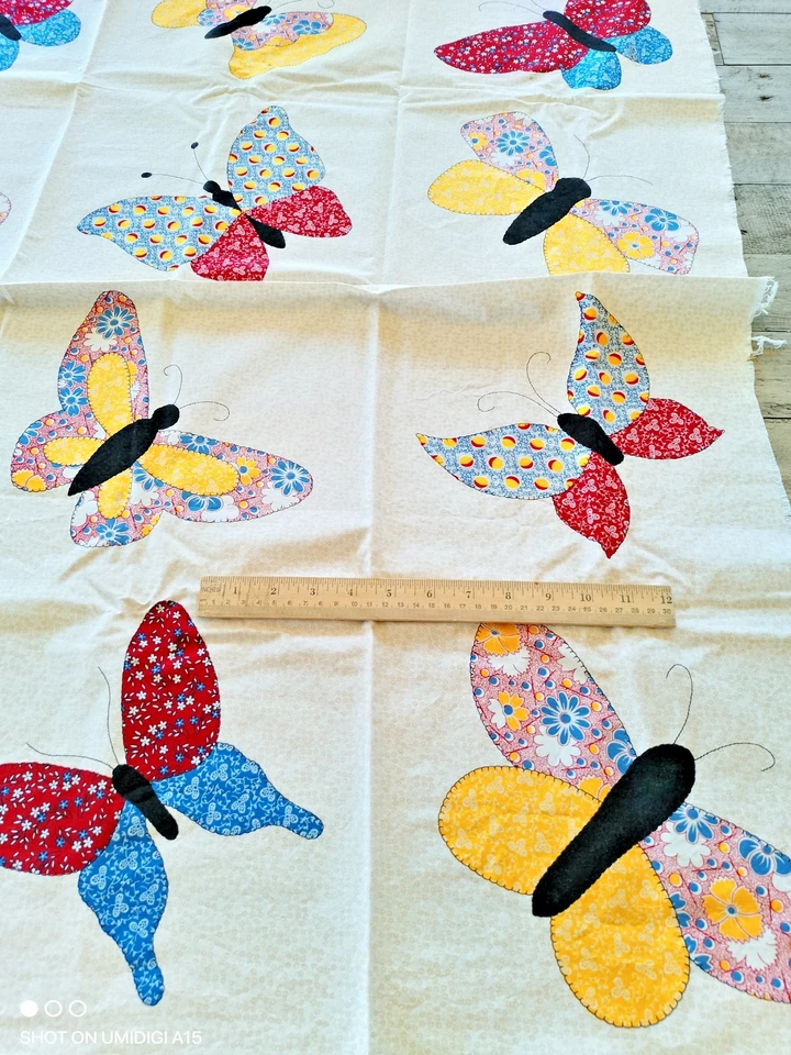 Washtub Butterflies for Anna Lena’s Andover Fabrics  Large Butterfly Print 1 YD+ - Image 4 of 4