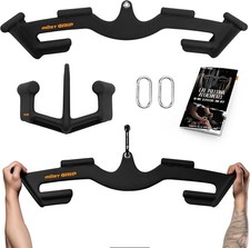LAT Pull Down Bars Set Triangular Stability LAT Pulldown Attachments 8 Handles