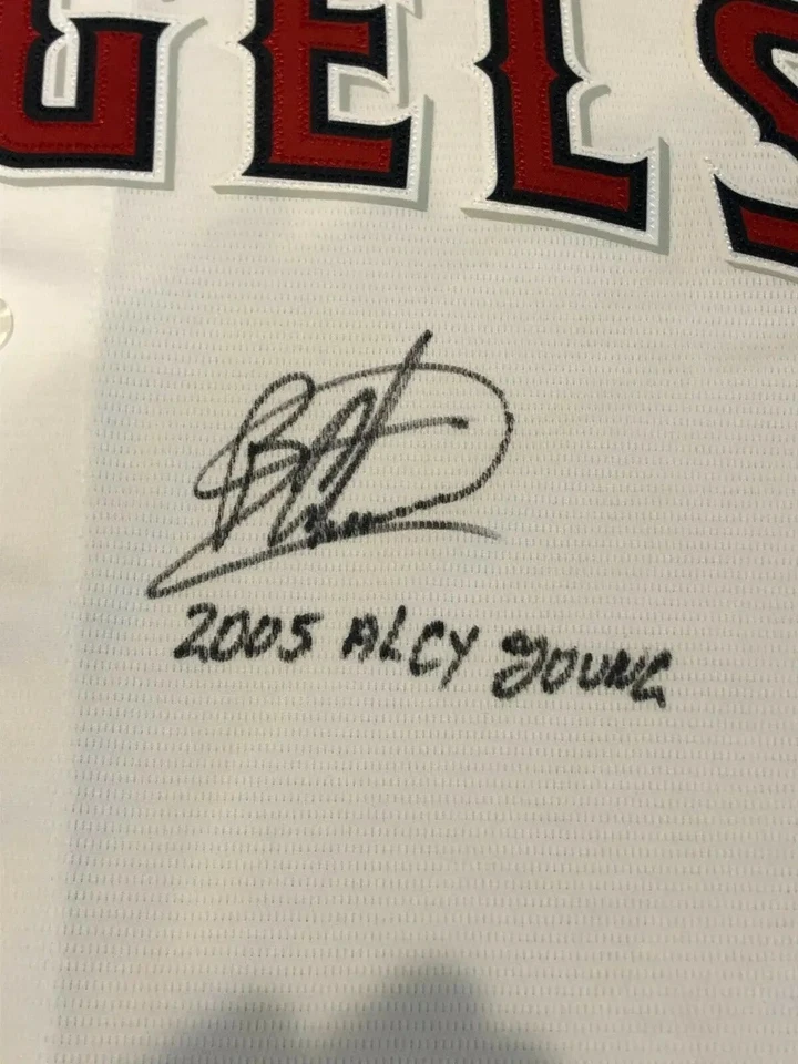 ANAHEIM ANGELS BARTOLO COLON AUTOGRAPHED SIGNED INSCRIBED JERSEY PSA COA    - Image 2 of 3