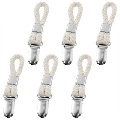 Towel Clip Bath Towel with Hanging Loop Dish Towel Holder Beige L x W 11.5 x ...