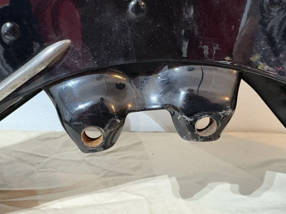 Guardabarros eléctrico deslizante Harley Davidson Evo con detalles (modificado) Foto 2 de 4