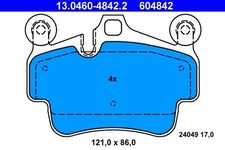 ATE BREMSBELÄGE passend für PORSCHE 911 997 BOXSTER 987 CAYMAN