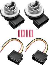 2U5Z-13411-DA Turn Signal Brake Light Socket Harness 2PCS for Ford F150 Lincoln