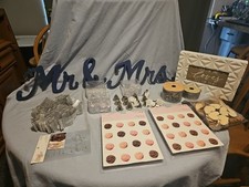 Mr Mrs Sign Wedding Table Sign,Plus Large Lot Reception Decorations Diamonds,etc